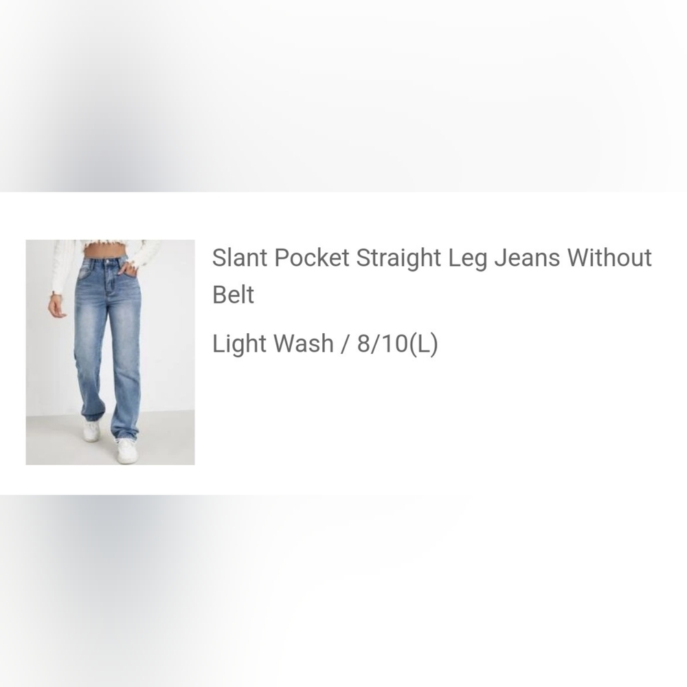 Shein Straight Leg Jeans
